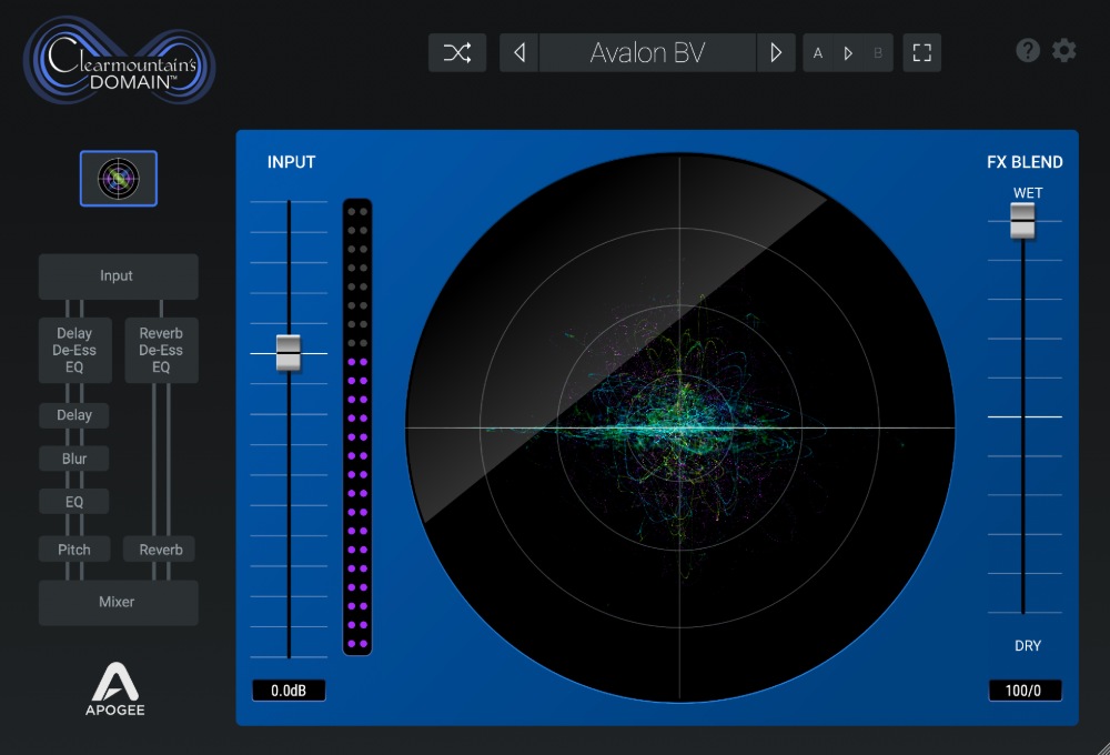 Apogee Clearmountain's Domain interface