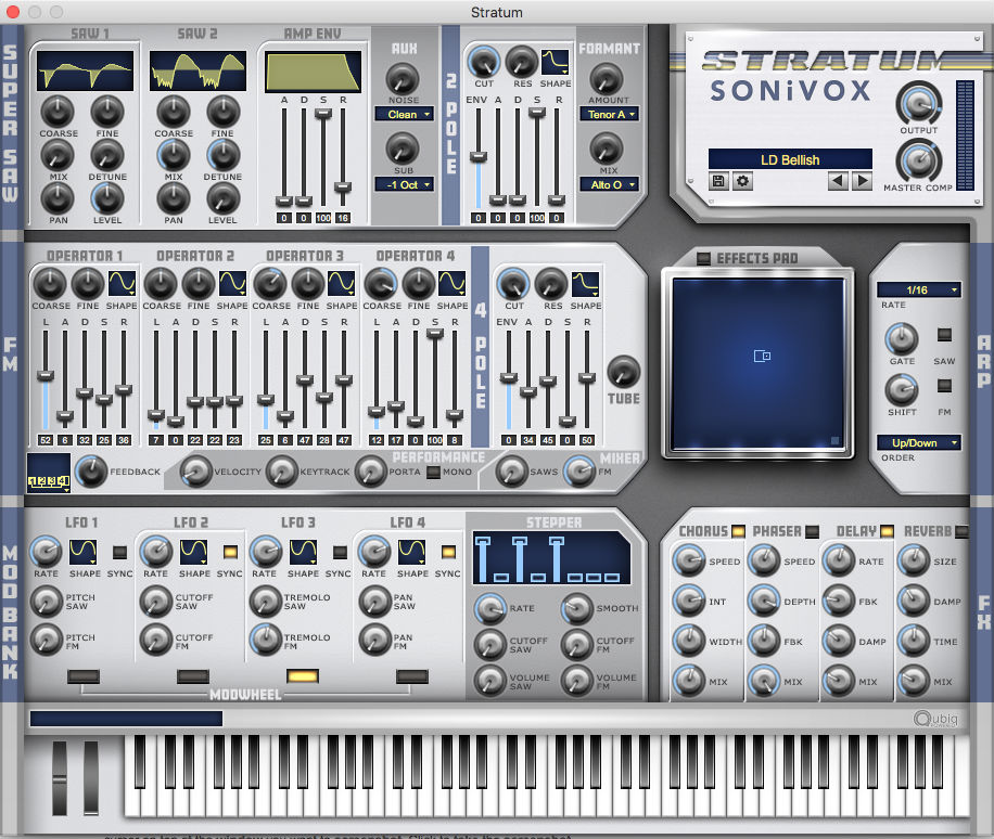 SONiVOX Stratum interface