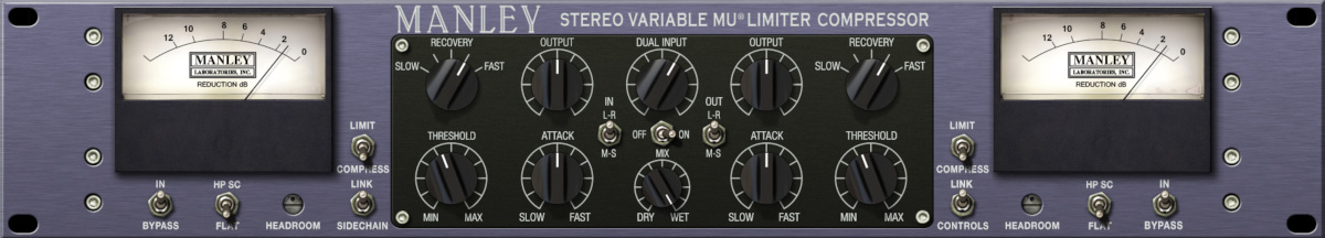 Universal Audio Manley Variable Mu Limiter Compressor interface