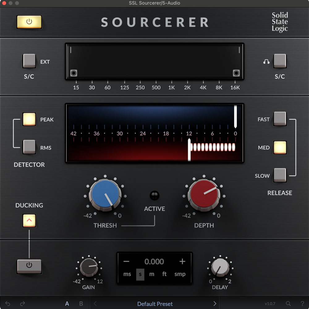 Solid State Logic SSL Sourcerer interface