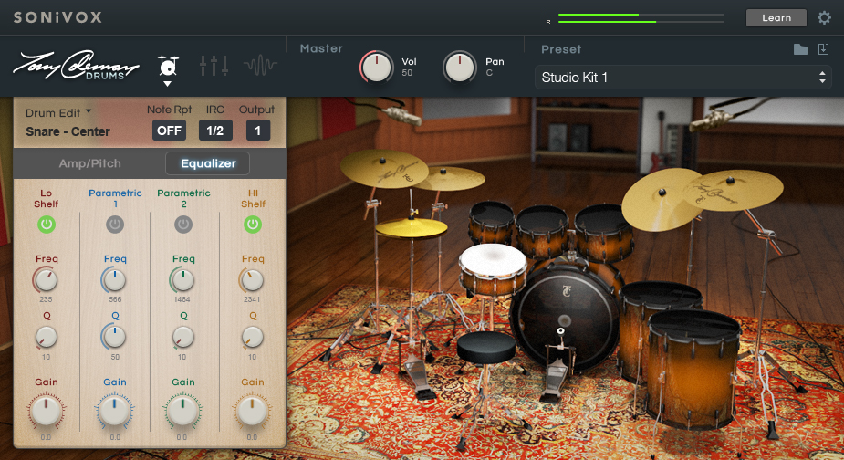 SONiVOX Tony Coleman Drums interface