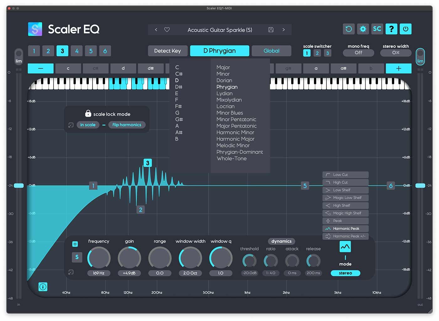 Plugin Boutique Scaler EQ interface