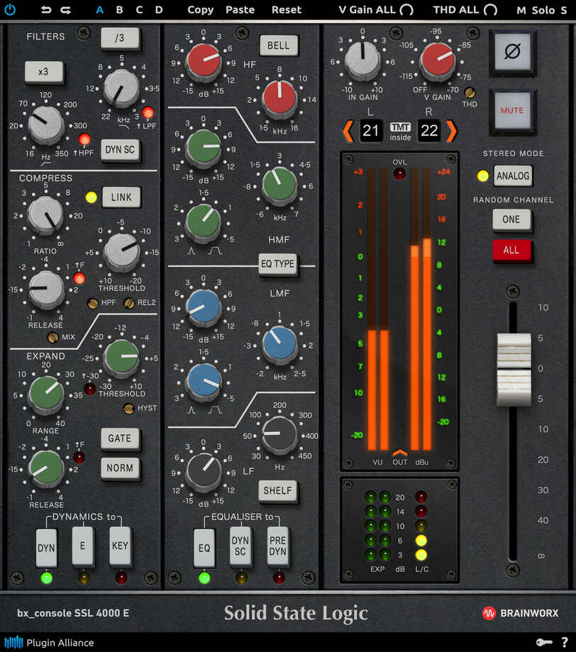 Brainworx bx_console SSL 4000 E interface