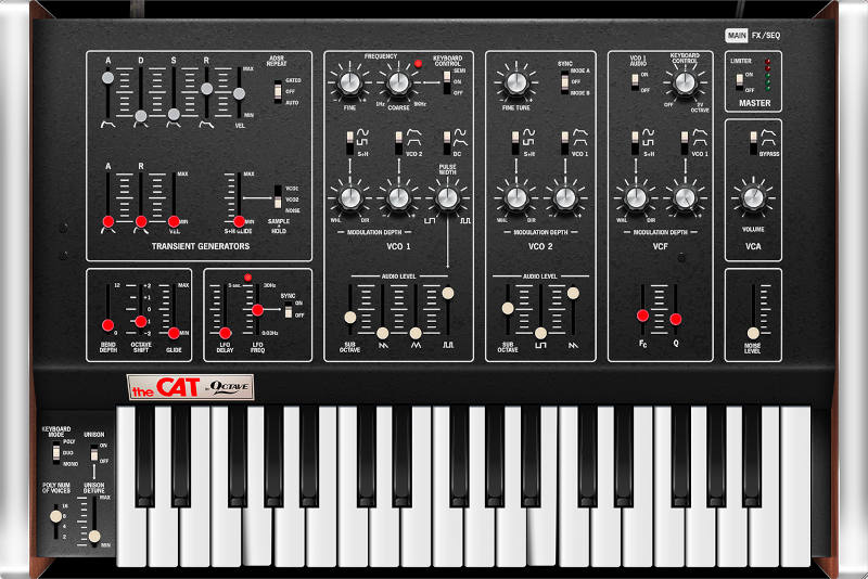 Cherry Audio Octave Cat interface