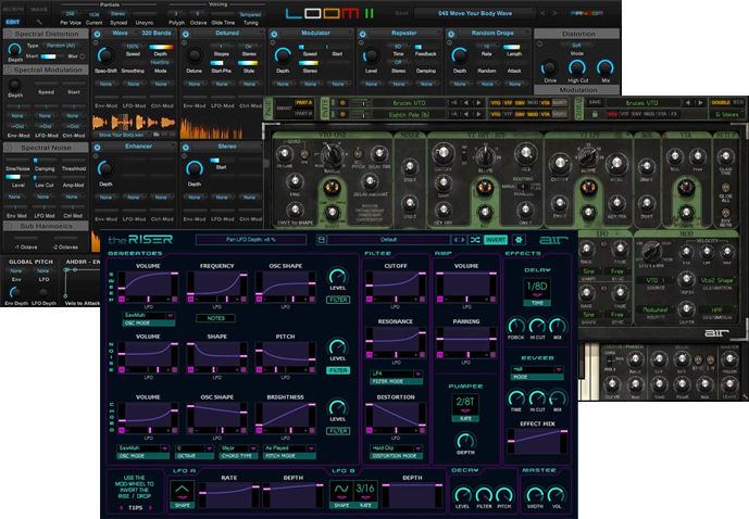 AIR Music Technology Essential Synths Pack interface
