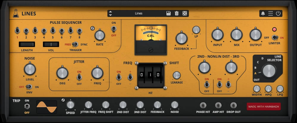 AudioThing Lines interface