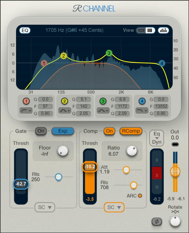 Waves Renaissance Channel interface