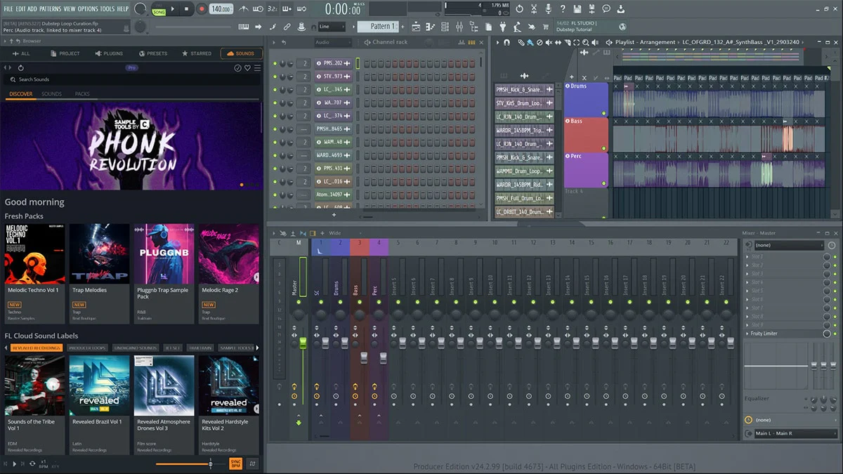 Image Line FL Studio Producer Edition interface