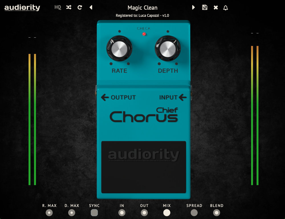 Audiority Chief Chorus interface