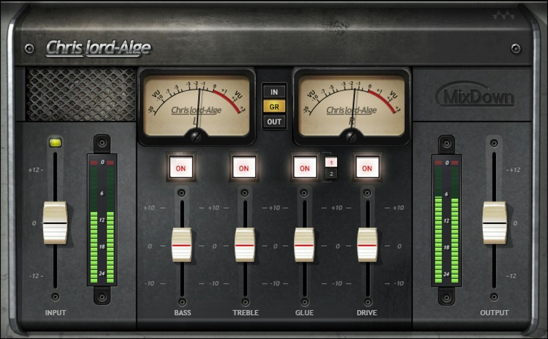 Waves CLA MixDown interface