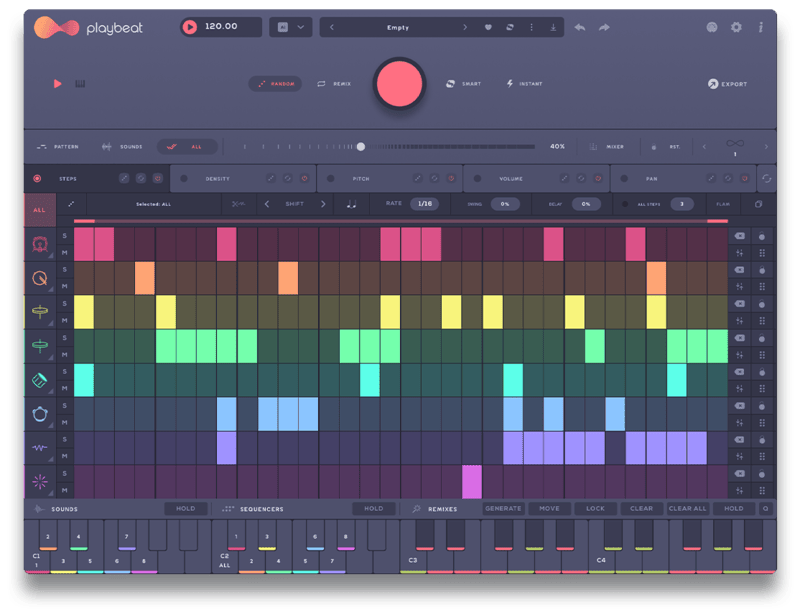 Audiomodern Playbeat 4 interface