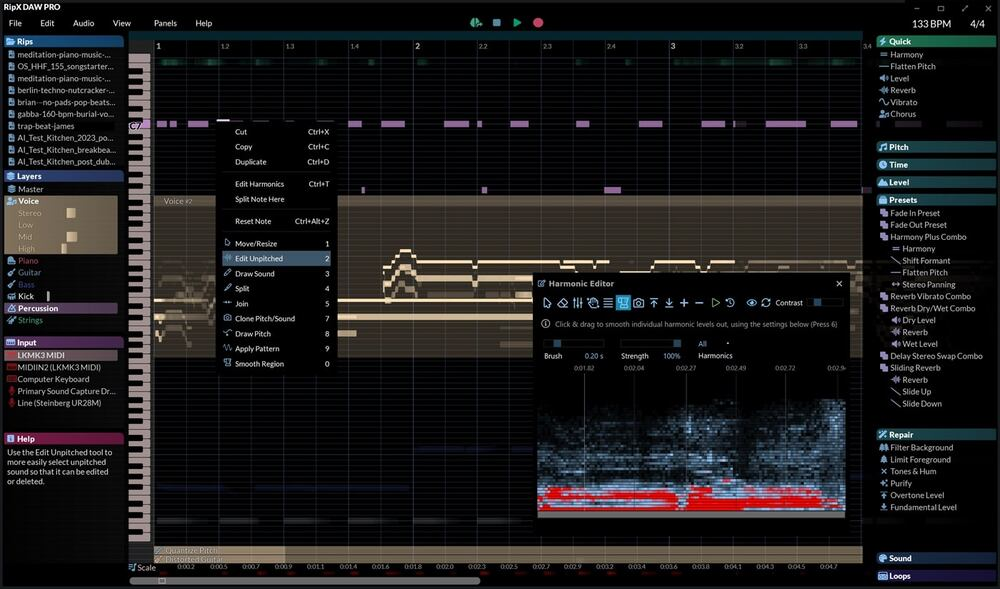 Hit N Mix RipX DAW Pro interface