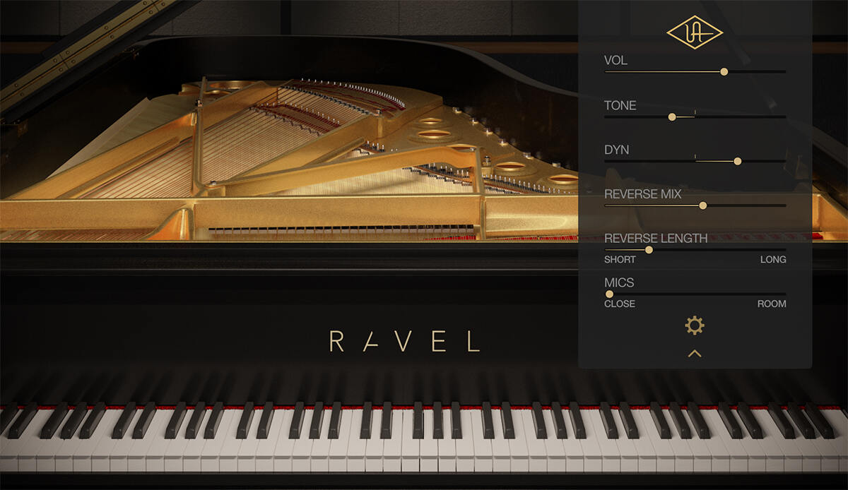 Universal Audio Ravel Grand Piano interface