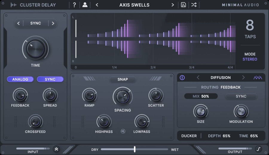 Minimal Audio Cluster Delay interface