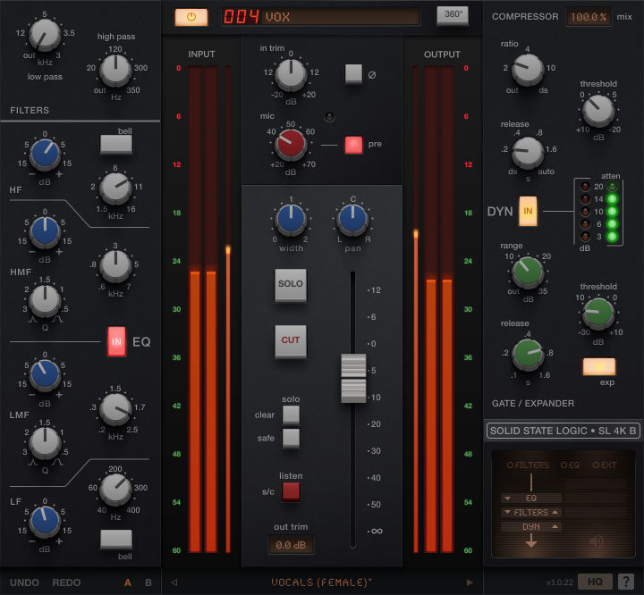 Solid State Logic SSL 4KB interface