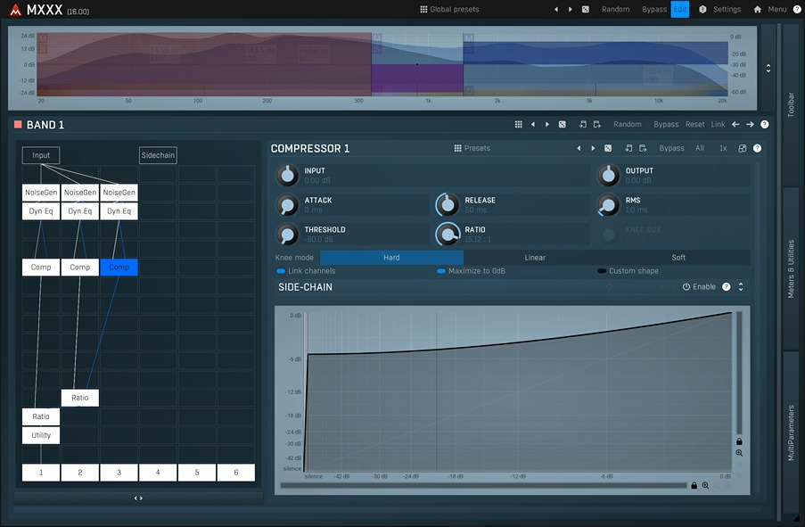 MeldaProduction MXXX interface