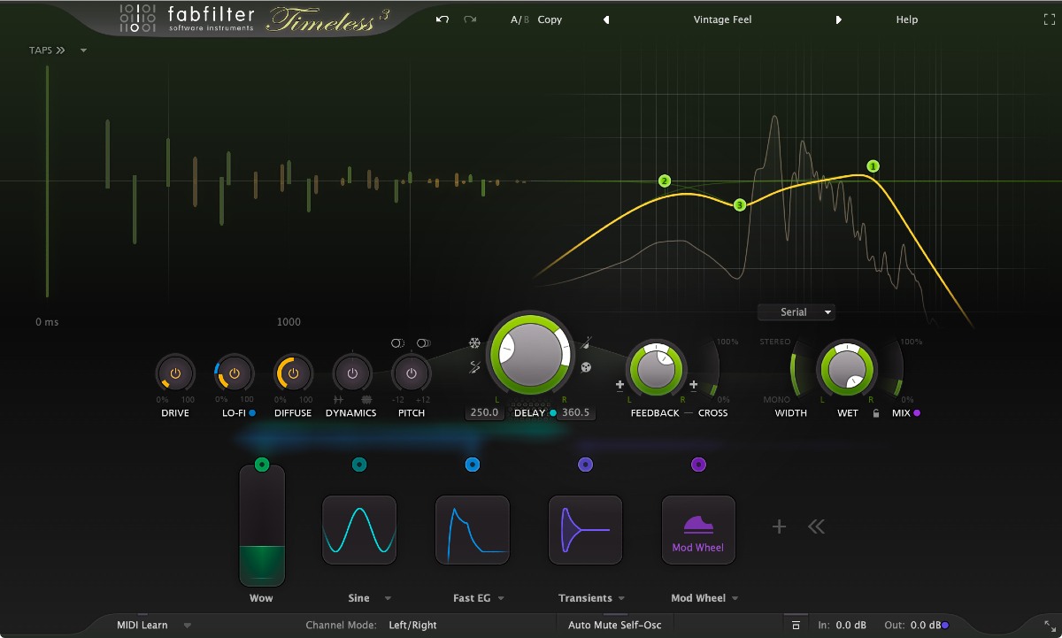 FabFilter Timeless 3 interface