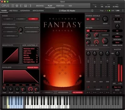 EastWest Hollywood Fantasy Strings interface