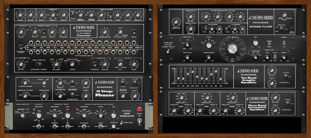 Cherry Audio Rackmode Signal Processors interface