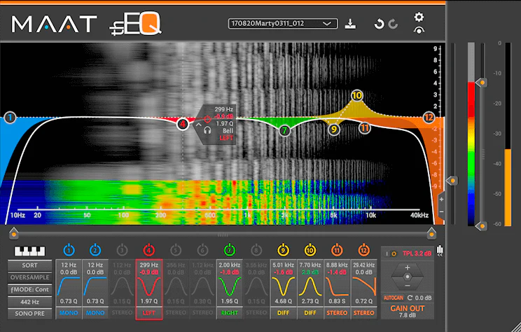MAAT Labs thEQorange interface