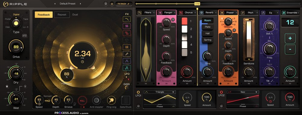 PROCESS.AUDIO Ripple interface