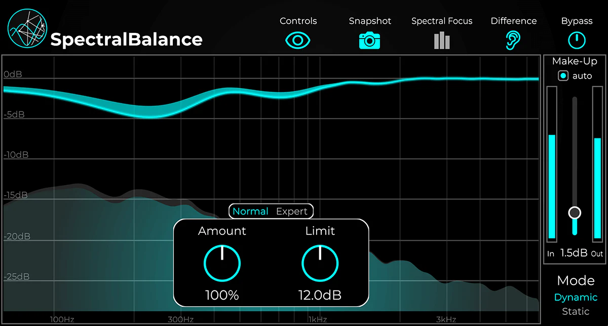 Accentize SpectralBalance interface