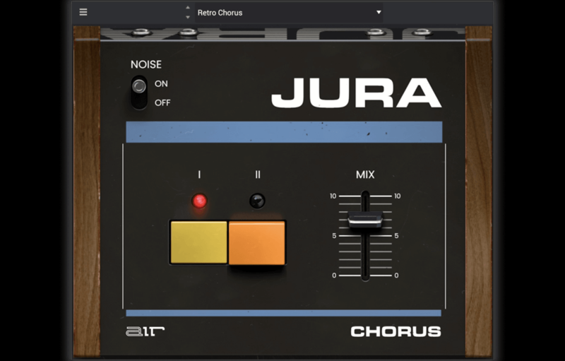 AIR Music Technology Jura Chorus interface