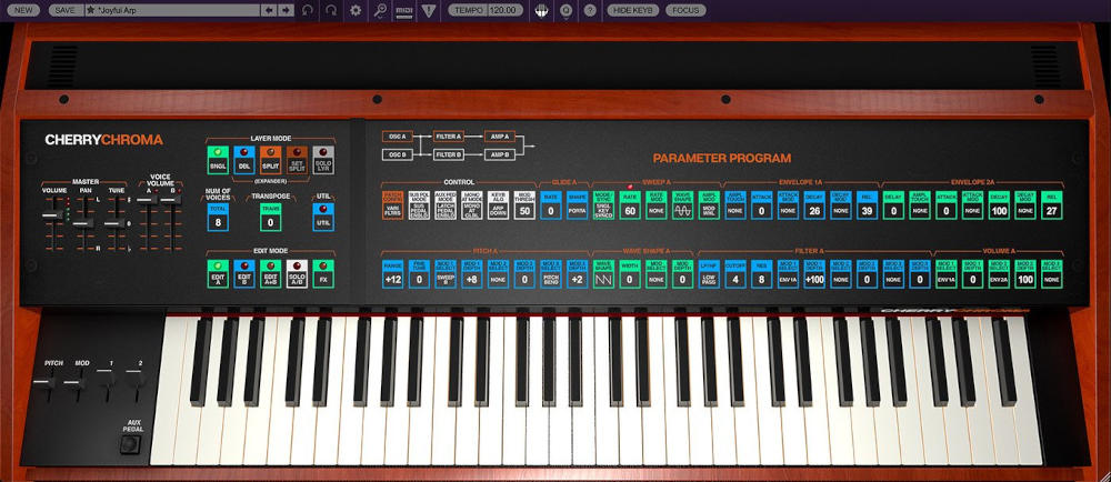 Cherry Audio Chroma interface
