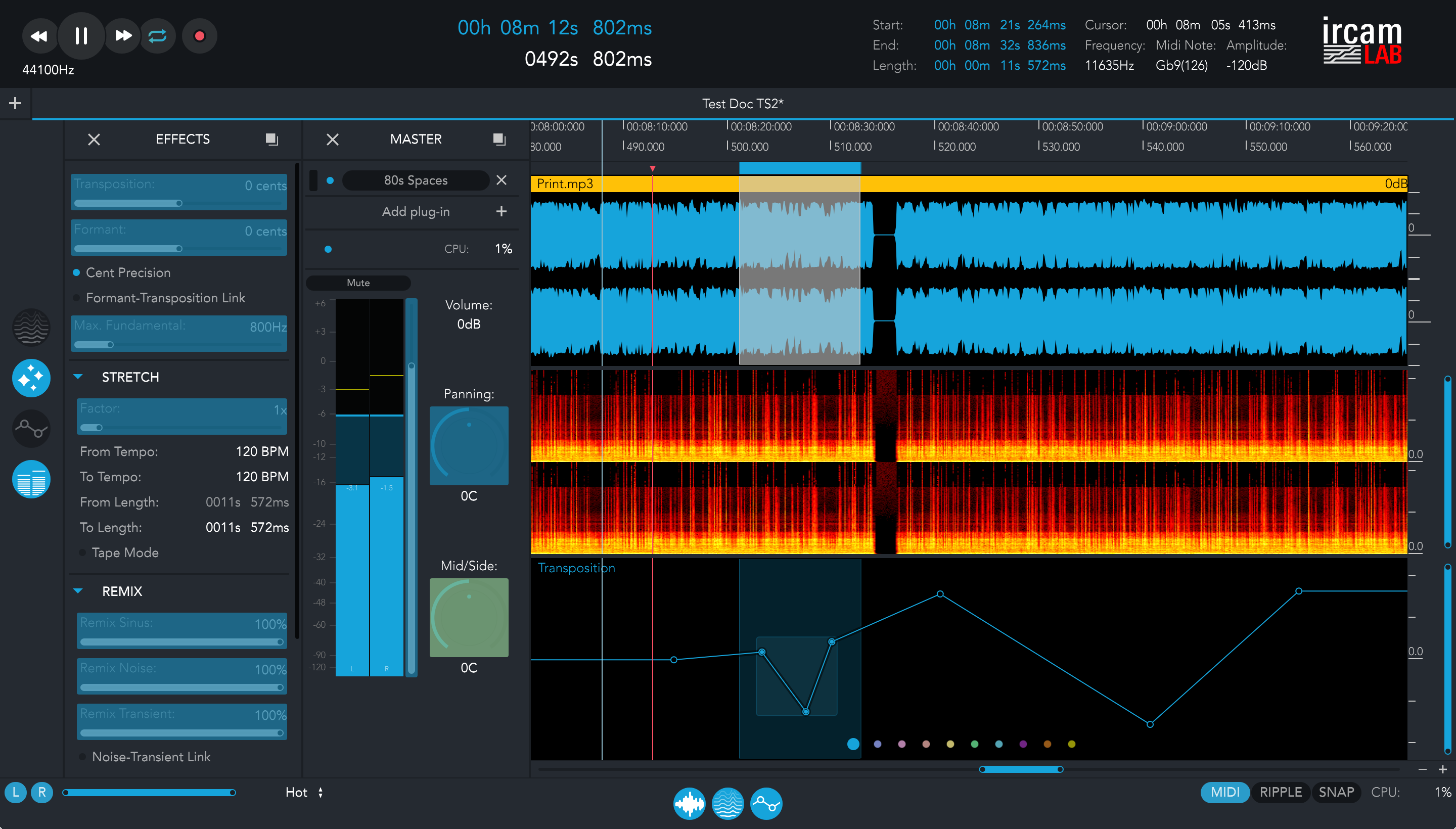 IRCAM Lab TS2 interface