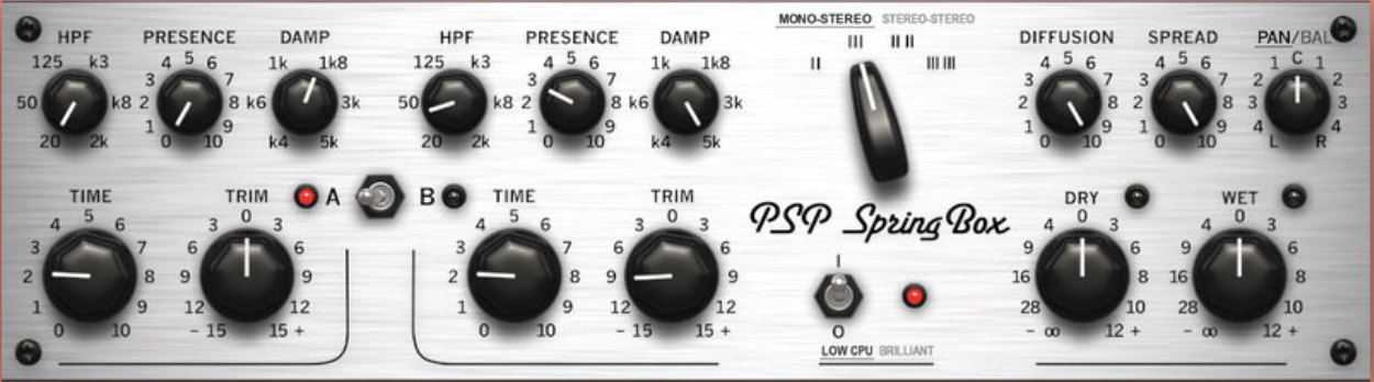 PSP Audioware SpringBox interface