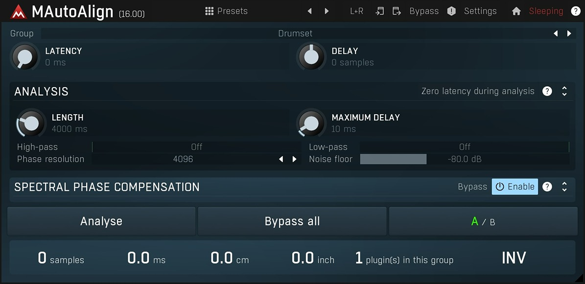MeldaProduction MAutoAlign interface