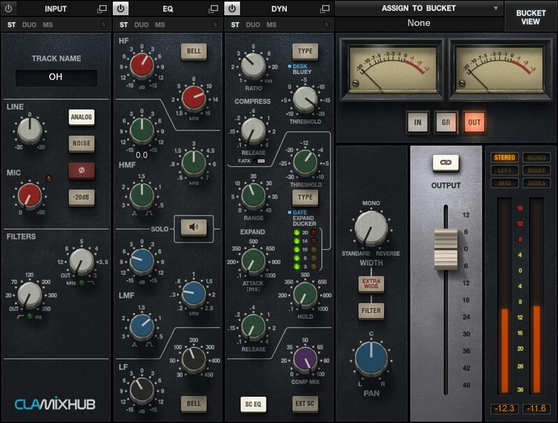 Waves CLA MixHub interface