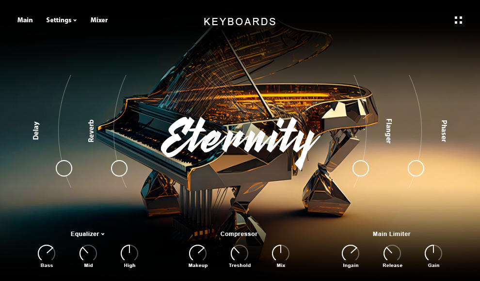 Muze Eternity interface