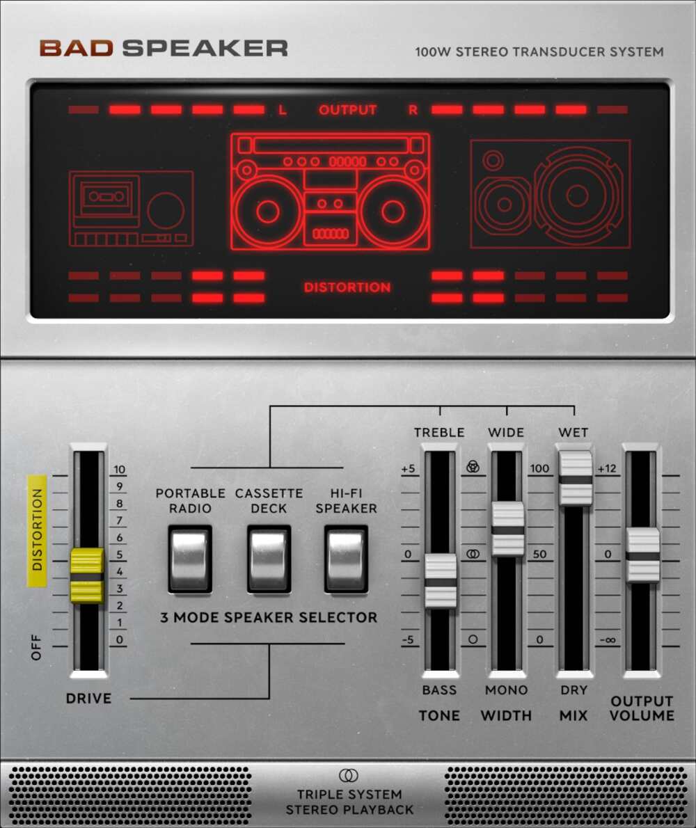 Softube Bad Speaker interface