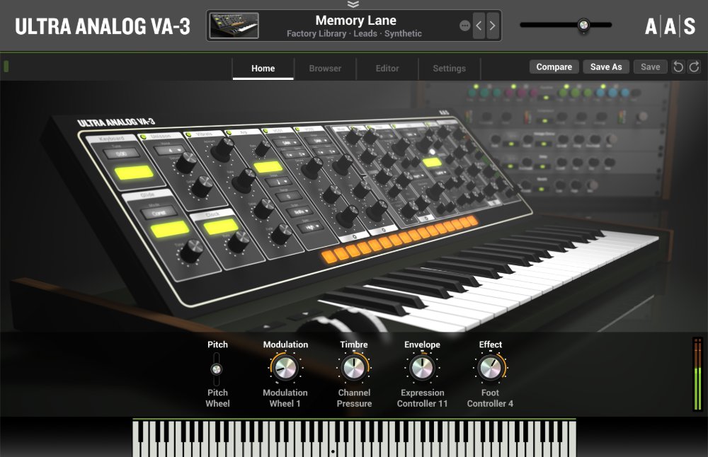 AAS Ultra Analog VA-3 interface