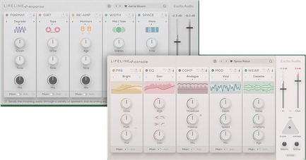 Excite Audio Lifeline Bundle interface
