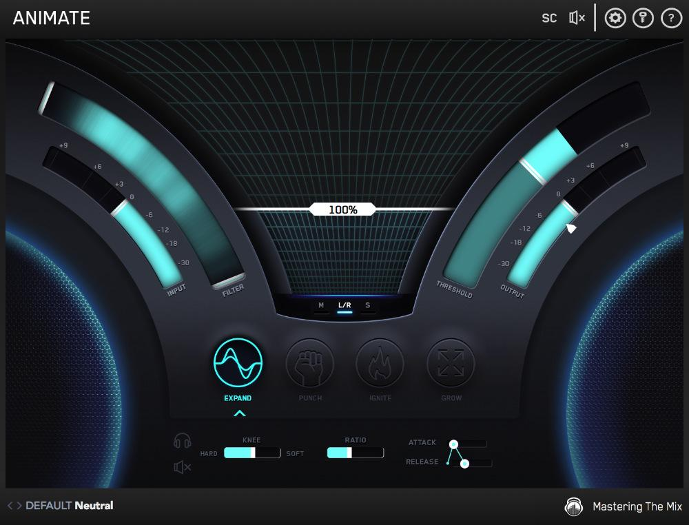 Mastering The Mix ANIMATE interface