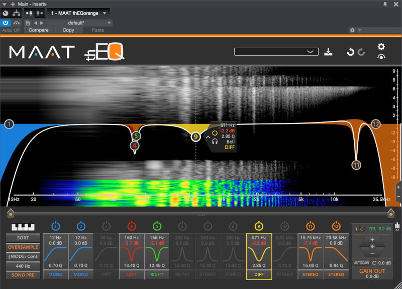 MAAT thEQorange interface