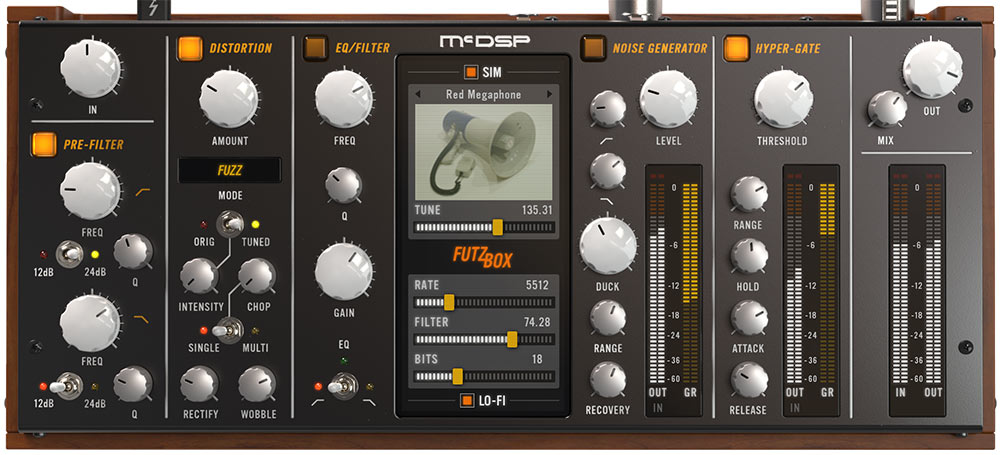 McDSP FutzBox Native v7 interface