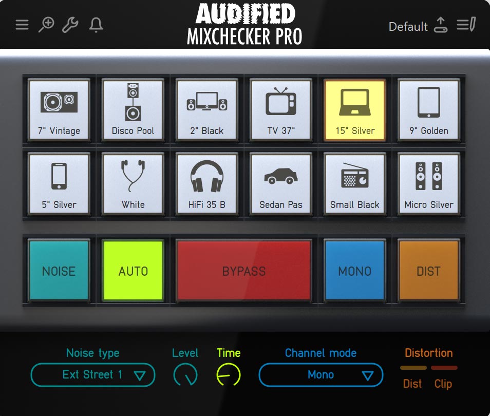 Audified MixChecker Pro interface
