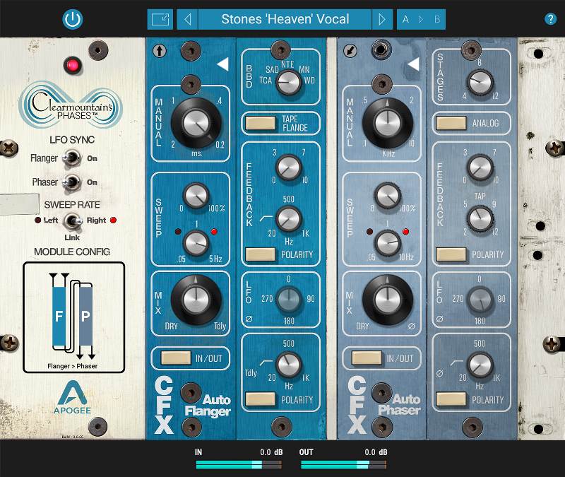 Apogee Clearmountain's Phases interface
