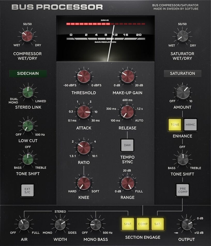 Softube Bus Processor interface