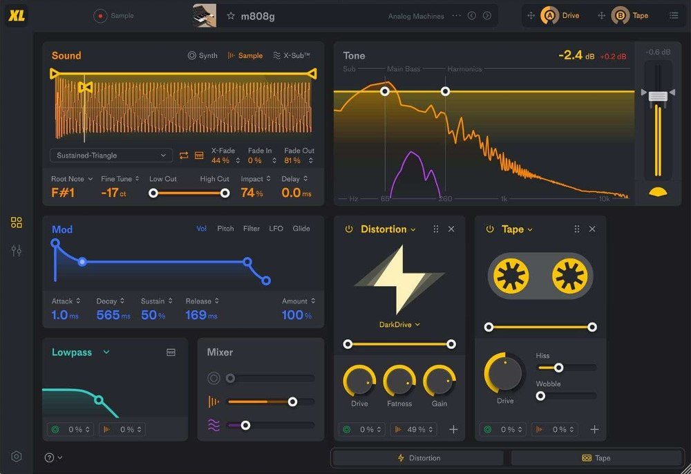 Future Audio Workshop SubLab XL interface