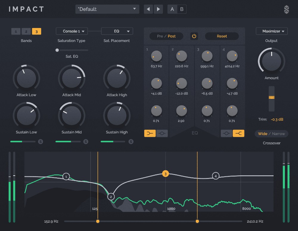 Surreal Machines Impact interface