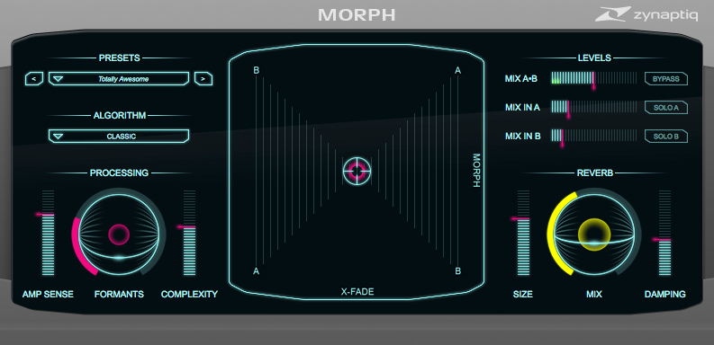 Zynaptiq MORPH 2 interface