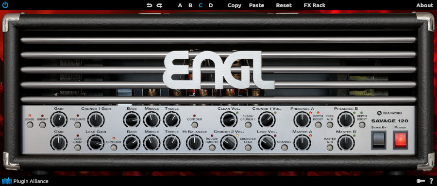 ENGL Savage 120 interface