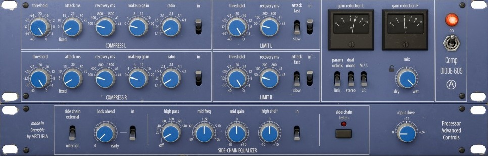 Arturia Comp DIODE-609 interface