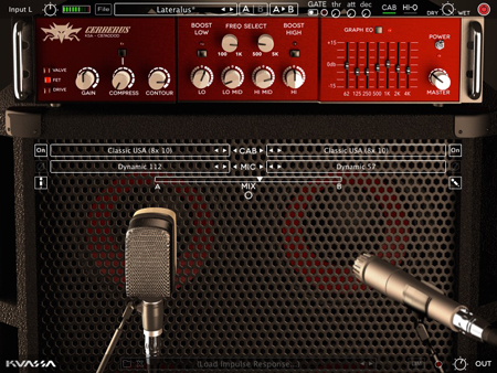 Kuassa Cerberus Bass Amplifikation interface