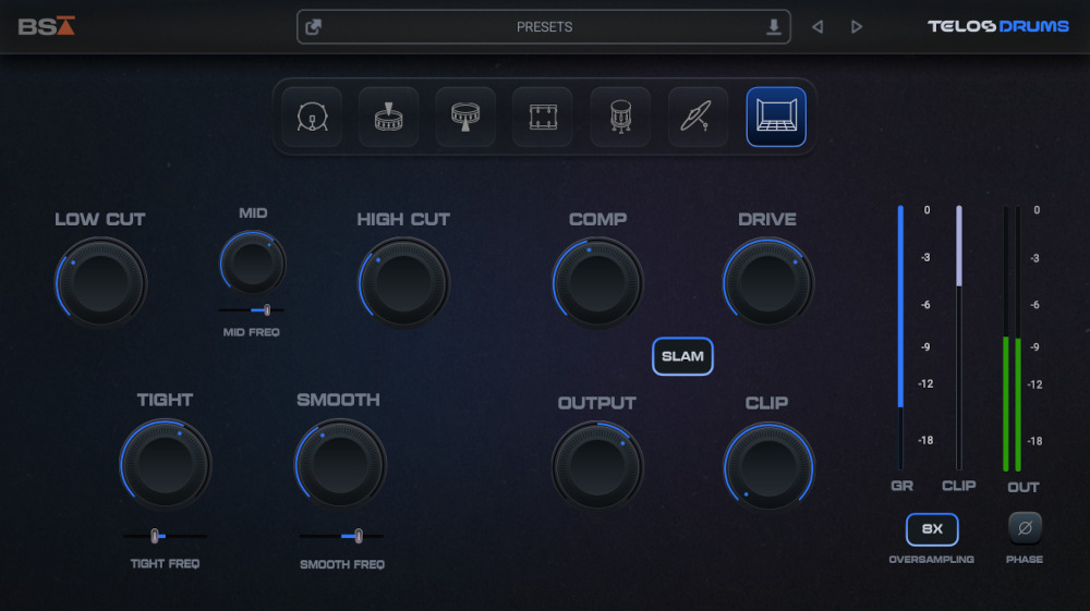 Black Salt Audio Telos - Drums interface