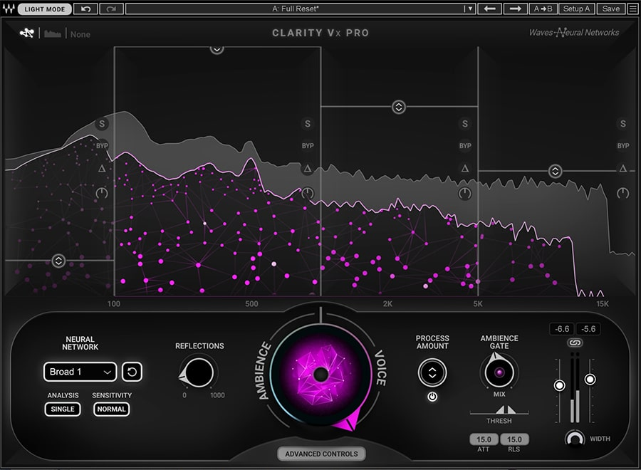 Waves Clarity Vx Pro interface